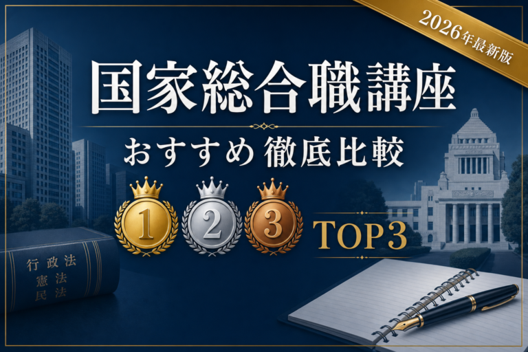 国家総合職の通信講座比較