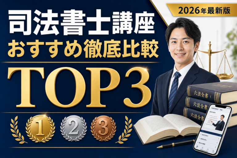 司法書士の通信講座比較