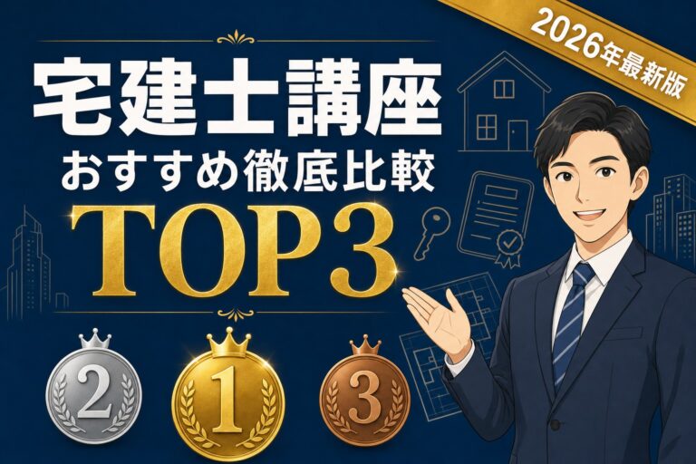 宅建士の通信講座比較